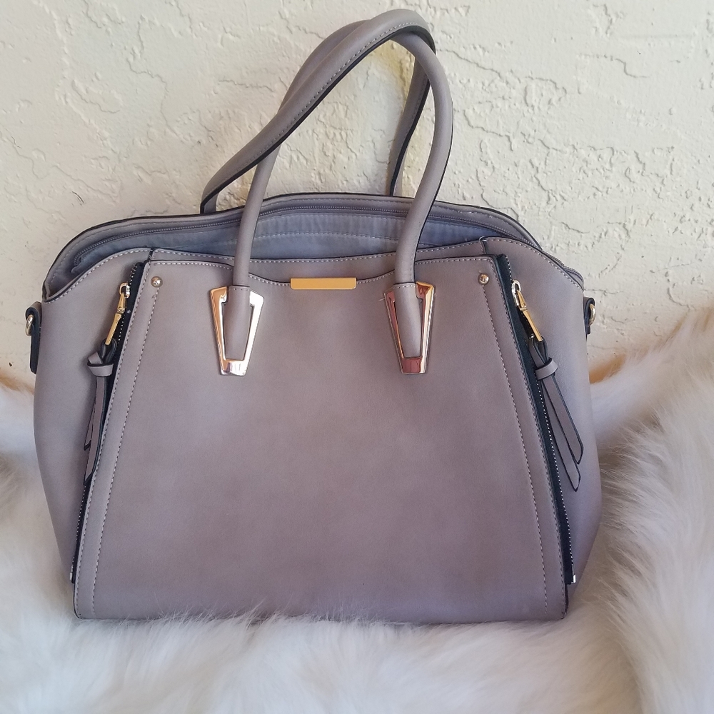 Taupe Structured Bag - image 1